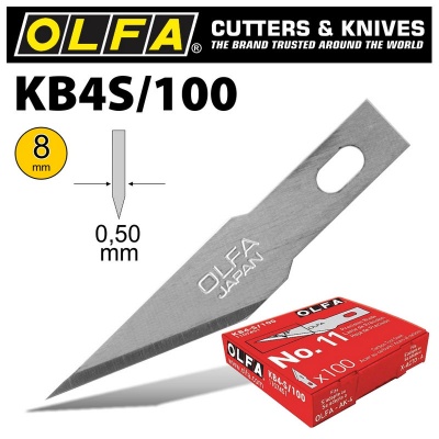 Photo of OLFA Precision Art Blade 100 Blades Per Pack