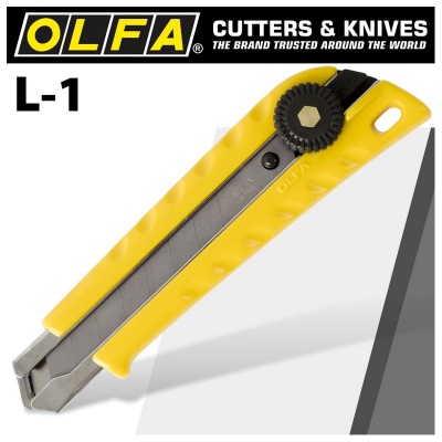 Photo of OLFA Cutter Model L-1 Heavy Duty Snap Off Knife