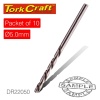 Tork Craft Drill Bit HSS Industrial 5.0mm 135deg Packet Of 10 Photo