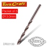Tork Craft Drill Bit HSS Industrial 13.0mm 135deg Packet Of 5 Photo