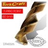 Tork Craft Drill Bit HSS Turbo Point 2.5mm 1/Card Photo