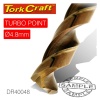 Tork Craft Drill Bit HSS Turbo Point 4.8mm 1/Card Photo