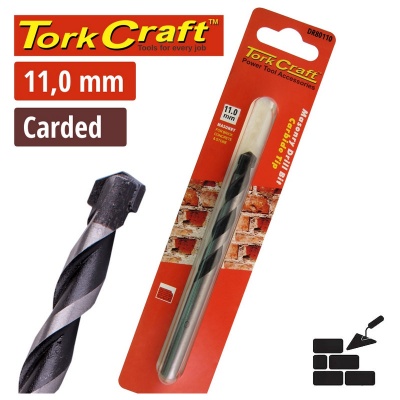 Photo of Tork Craft - Drill Bit - Masonry/Concrete - 11mm - 1/Card