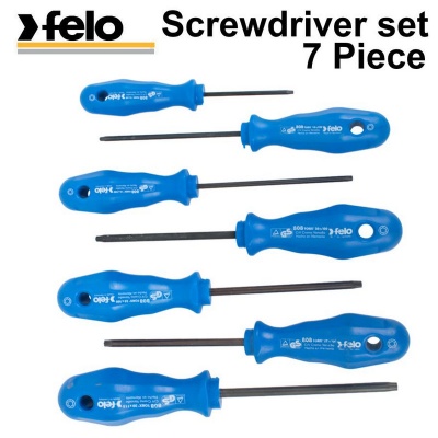 Photo of FELO Torx Screwdriver Set 7 piecess. Tx8-Tx30