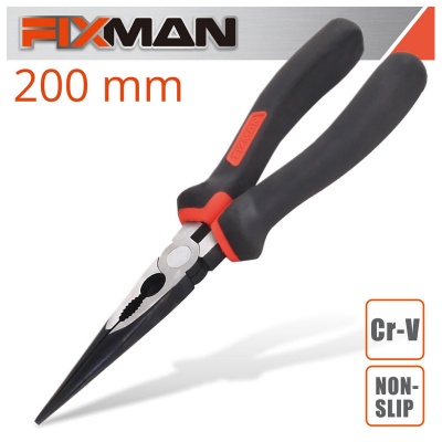 Photo of Fixman Industrial Long Nose Pliers 8"/200mm