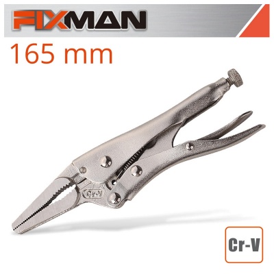 Photo of Fixman Long Nose Lock Grip Pliers 6"/165mm
