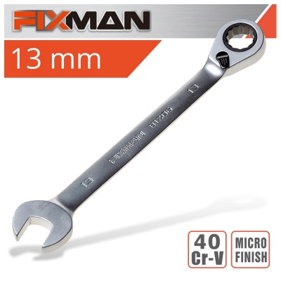 Photo of Fixman Reversible Combination Ratcheting Wrench 13mm
