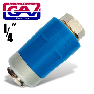 Photo of GAV Safety Quick Coupler 1/4"F Packaged