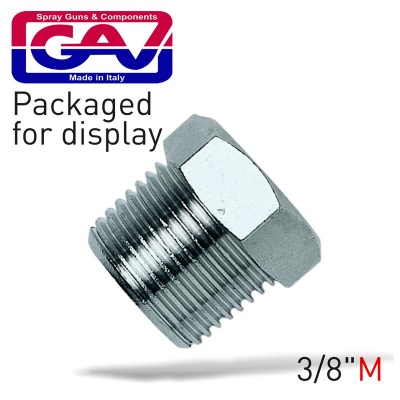 Photo of GAV Taper Plug 3/8 Packaged