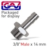 GAV Hose Adaptor 3/8 X 14mm Packaged Photo