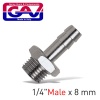 GAV Hose Adaptor 1/4"M X 8mm Photo