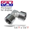 GAV Elbow F-F 1/4" Packaged Photo
