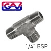 GAV T Connector 1/4"Mmm Photo