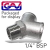 GAV Y Connector 1/4"Mff Gio1071-2 Packaged Photo