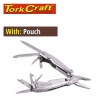 Tork Craft Multitool Silver Mini With Led Light With Nylon Pouch In Blister Photo