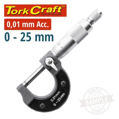 Tork Craft Micrometer 0 25mm Manual
