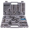Tork Craft Tap And Die Set 44 piecese 3-12mm HSS In Blow Mould Case Photo
