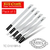 Tork Craft U-Shank Jigsaw Blade 10tpi Wood 2.5mm Reverse Tooth 25 piecese Photo