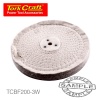 Tork Craft White Buff/Mop 200mm X 3 Section X 30 Mm Thick 1/2" Hole Photo