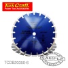 Tork Craft Diamond Blade 350x25.4mm Asphalt Laser Welded Segmented Tar Photo