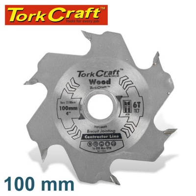 Photo of Tork Craft Blade Biscuit Joiner 100 X 8T 22.22mm TCT