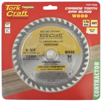 Tork Craft Blade Contractor 170 X 40t 2016 Circular Saw Tct