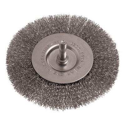 Photo of Tork Craft - Wire Wheel Brush 100mm 6mm Shaft Stainless Steel - 2 Pack