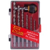 Tork Craft Hex Shank Drill Set 7 piecese With Quick Change Adaptor Set 7 piecese