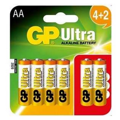 Photo of GP Batteries GP Ultra AA Alkaline 6 Pack Promo