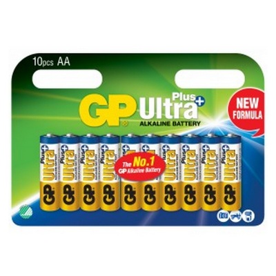 Photo of GP Batteries GP AA Ultra Plus Alkaline 10 Carded