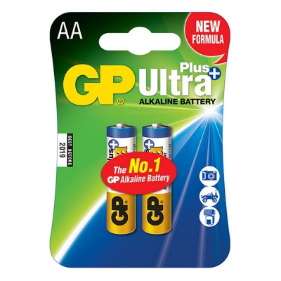 Photo of GP Batteries GP AA Size Ultra Plus Alkaline 2 Pack