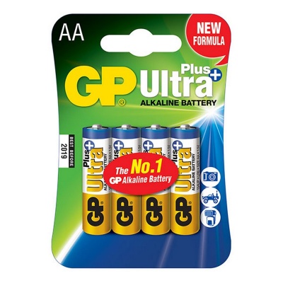 Photo of GP Batteries GP AA Size Ultra Plus Alkaline 4 Pack Batteries