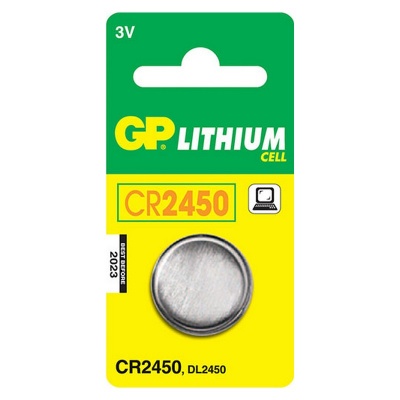 Photo of GP Batteries GP CR2450 Lithium Battery Card 1