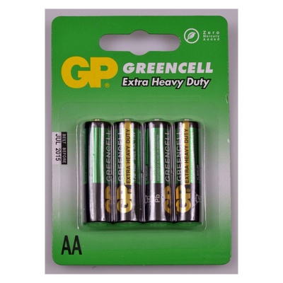Photo of GP Batteries GP AA Green Cell 4 Pack