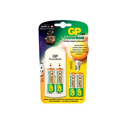 Photo of GP Batteries GP Charger With 4X 2500 & 2X Free AAA Batteries