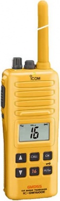 Photo of Icom GMDSS IMO Approved Yellow Emergency Radio incl. Ni-Cad Battery & 220V Charger