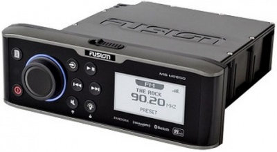 Photo of Fusion Marine Stereo AM/FM DVD/CD Bluetooth USB AUX x2