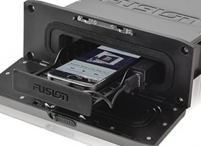Photo of Fusion Marine Stereo AM/FM iPod iPhone MTP Bluetooth USB AUX - Includes Internal UNIDOCK