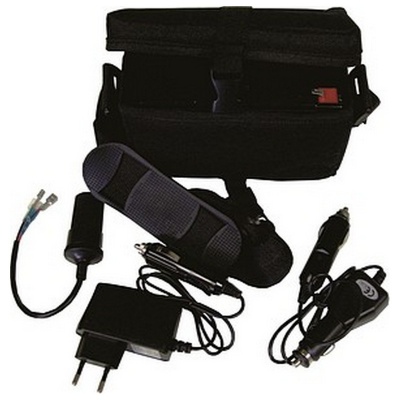 Photo of GAMEPRO LIT. BATT PK 11.1V 4AH W/POUCH AC/DC CHARG FOR 10W/15W G/LIGHTS W/CASE