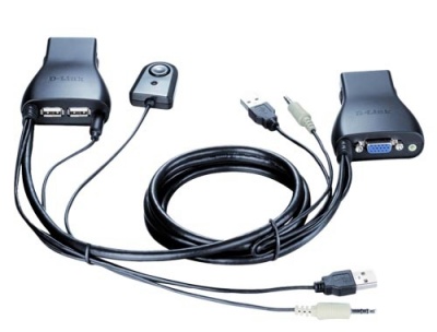 Photo of D-Link KVM 2 Port PS2/USB Combo KVM Switch with Audio Support