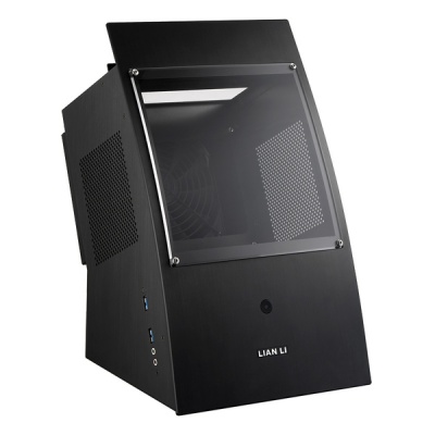 Photo of Lian Li PC-Q30X Mini-ITX chassis Curve Design with Front Window Black