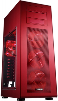 Photo of Lian Li PC-X900 Midi Tower ATX Chassis - Red with Windowed Side Panel