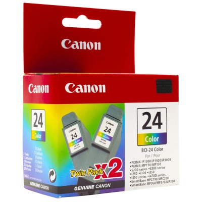 Photo of Canon BCI-24 - Colour Twinpack Inkjet Multipacks