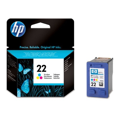 Photo of HP # 22 Tri-Colour Inkjet Print Cartridge