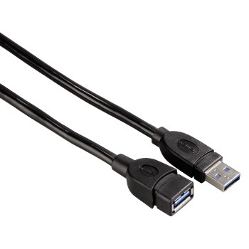 Photo of Hama USB 3.0 Black Extension Cable Shielded -1.8M
