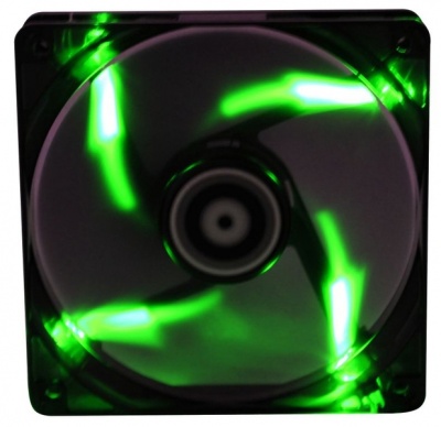 Photo of BitFenix Spectre LED Transparent with Green LED 230 x 230 x 30 mm