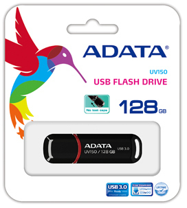 Photo of Adata DashDrive UV150 128GB USB 3.0 Flash Drive - Glossy Black
