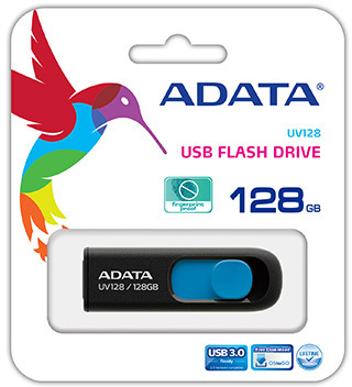 Photo of Adata DashDrive UV128 128GB USB 3.0 Flash Drive - Black and Blue