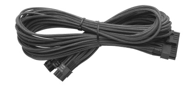 Photo of Corsair Metallic graphite - 24pin ATX sleeved modular digital cable 610mm - for AX760i/860i/1200i