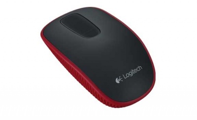 Photo of Logitech T400 Red cordless optical - zone touch mouse